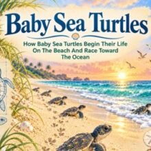 Baby Sea Turtles Infographic Posters