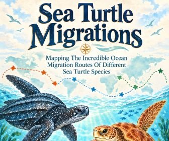 Sea Turtle Migrations Infographic Posters