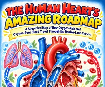 The Human Heart's Amazing Roadmap Infographic Posters